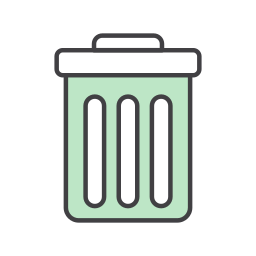 Trash can icon