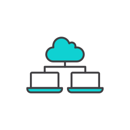 Cloud computing icon