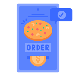 Food delivery icon