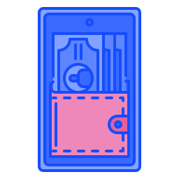 billetera electrónica icono