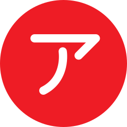 Japanese alphabet icon