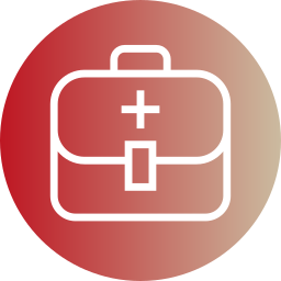 Doctor briefcase icon