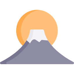 Mount fuji icon