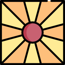 wschodzące słońce ikona