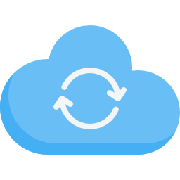 Cloud sync icon