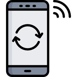 mobile synchronisierung icon