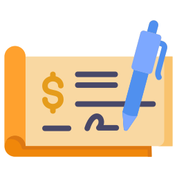 Cheque icon