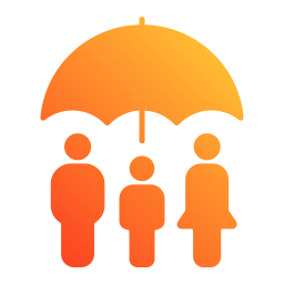 Family insurance icon