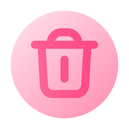 Trash bin icon