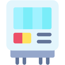 Electric meter icon