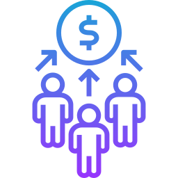 financiación colectiva icono