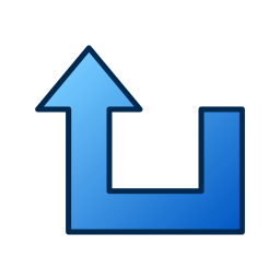 U turn icon