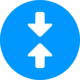 Up and down arrows icon