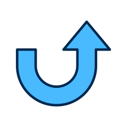 U turn icon