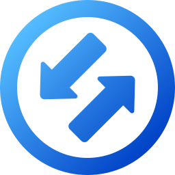 Left and right arrows icon