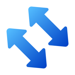 Left and right arrows icon