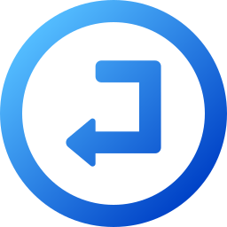 Turn left icon