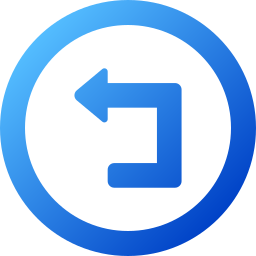 Turn left icon