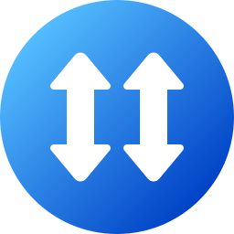 Up and down arrows icon