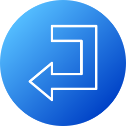 Turn left icon