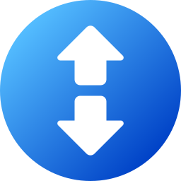 Up and down arrow icon