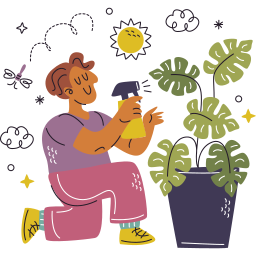 jardinería sticker