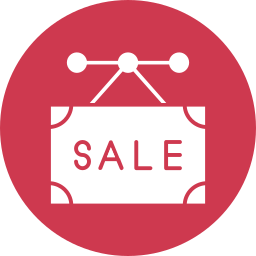 Sale sign icon