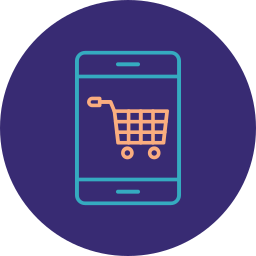 Mobile commerce icon