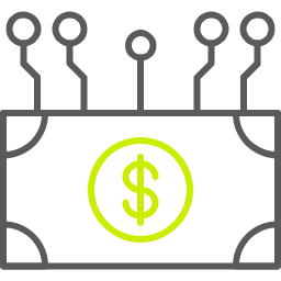 Digital money icon