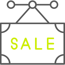 Sale sign icon