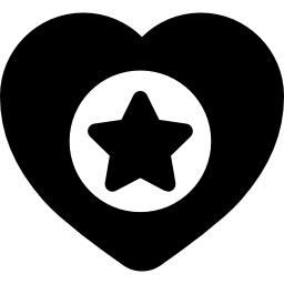 ulubione serce ikona