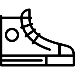 hoher sneaker icon