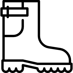bota de wellington icono