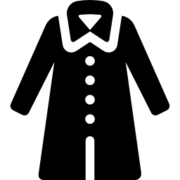 abrigo de mujer icono