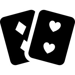 coppia di carte icona