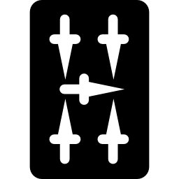 cinco de espadas icono