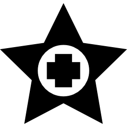 más estrella icono