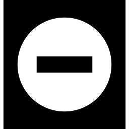 マイナス四角ボタン icon