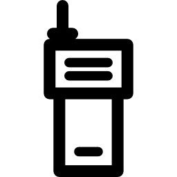 walkie-talkie van de politie icoon