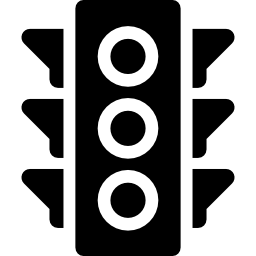 lámpara de tráfico icono