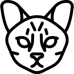 gato de la sabana icono