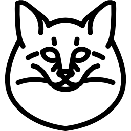 gato da floresta norueguês Ícone