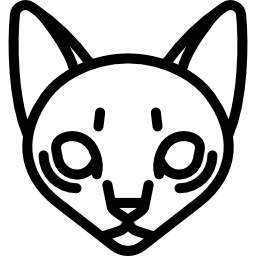 gato singapura icono