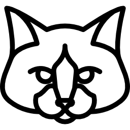 gato ragdoll icono