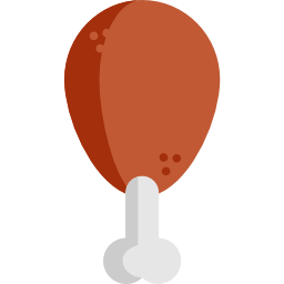 Chicken leg icon