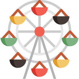 Ferris wheel icon