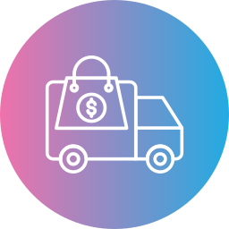 Delivery van icon