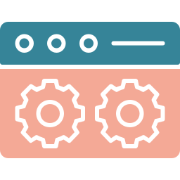 configuración del sitio web icono