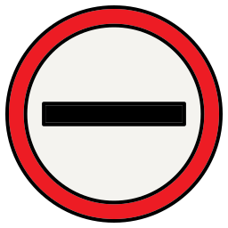 No entry icon