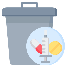 Biomedical waste icon